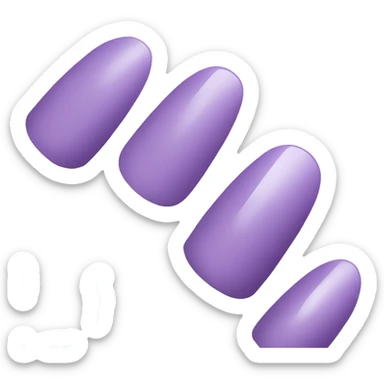light purple nail color sticker