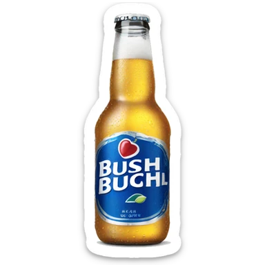 busch light beer sticker