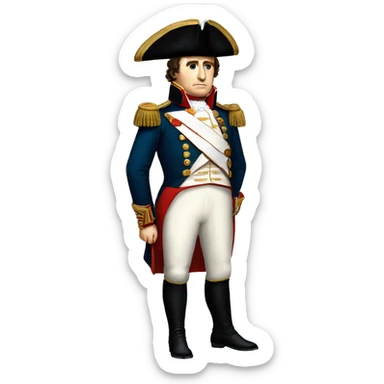Napoleon Bonaparte full boddy sticker