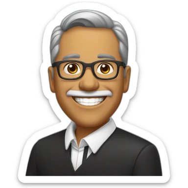 Perra  Pastor alemán sonriente sticker