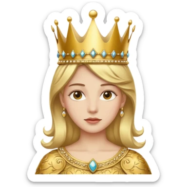 Etrafında dönen bir tac sticker