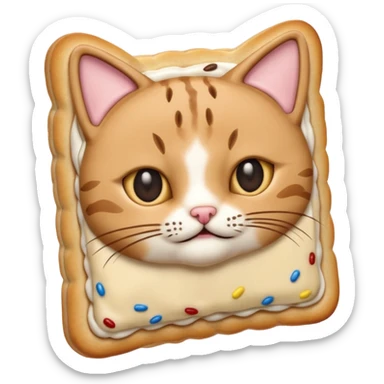 a cat that looks like a pop tart and has a Rambo trail sticker