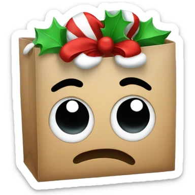 Xmas bag sticker