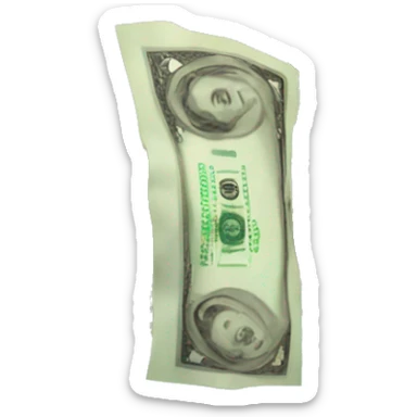 phone with cash bursting out of it sticker