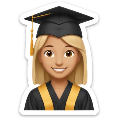 Necesito una egresada de la universidad sticker