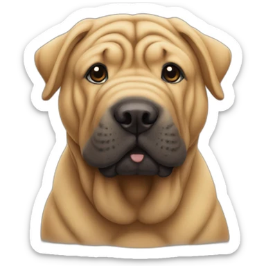 Shar Pei sticker