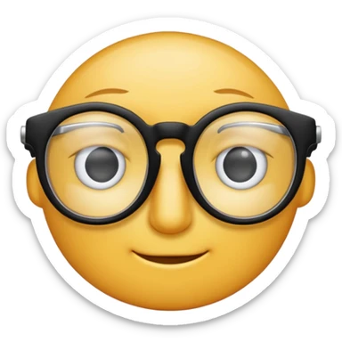 reading glasses sticker