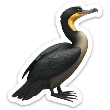 Great cormorant sticker