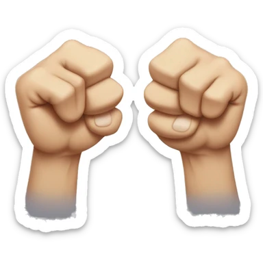 so happy i could cry emoji with a fist bump sticker