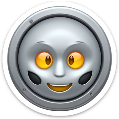 Un jeu de tamis rond avec des trous de plus en plus petits sticker