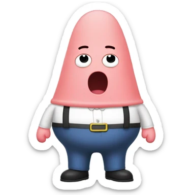 Patrick star  sticker