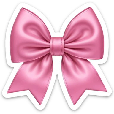 lazo rosa coquette sticker