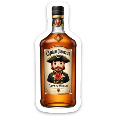 Bouteille de Captain Morgan, 1 l sticker