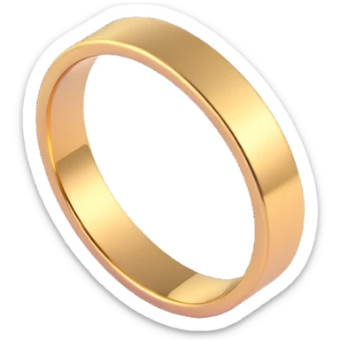 Gold ring from Sonic the Hedgehog game sticker