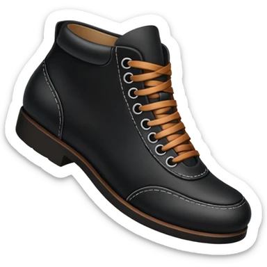 shoe black sticker
