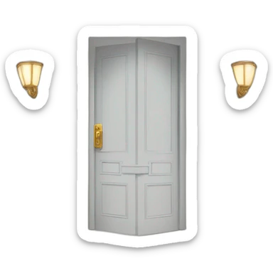 the door to enter to the heaven sticker