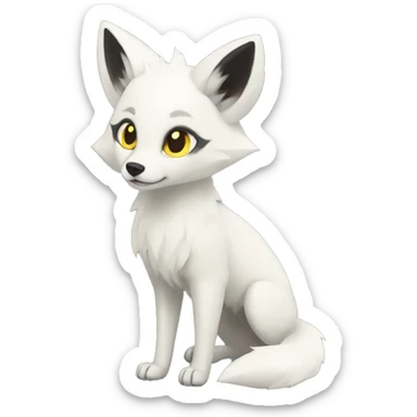 Arctic-Fox-Umbreon-hybrid full body sticker