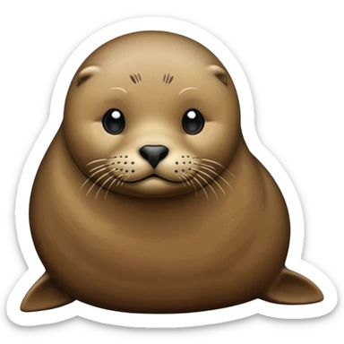 why does the seal have hair? sticker