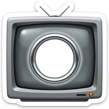 TV static in the Ring movie sticker