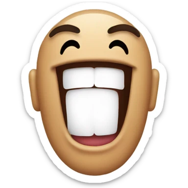 crazy laugh sticker