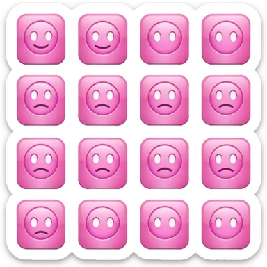 pink all apps sticker