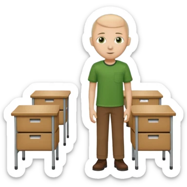 Baldi's basics charter sticker