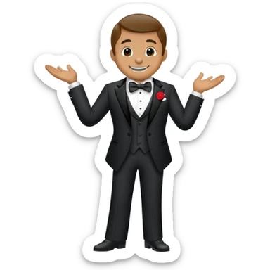 Ohio State wearing a tuxedo  sticker