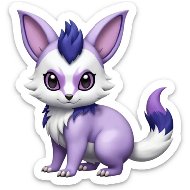 Shiny Furret-Absol-Noibat-Hybrid (Full body) sticker