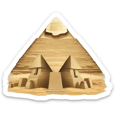 Egypt pyramid  sticker
