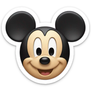 Mickey with mickey ears sticker