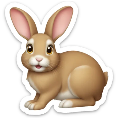 rabbit Rabbit MattFanatic rabbit sticker