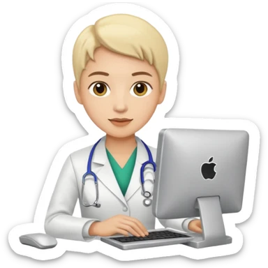 nutricionist with a computer sticker