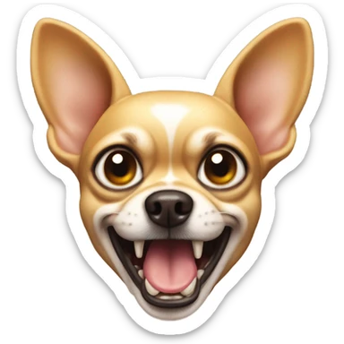 Angry Chihuahua sticker