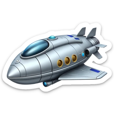 space ship with gongbaojiding sticker