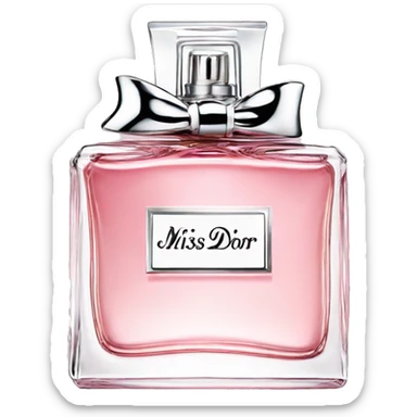 Miss dior perfume sticker