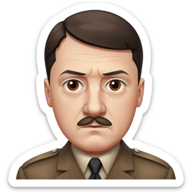 Babyface Adolf Hitler sticker