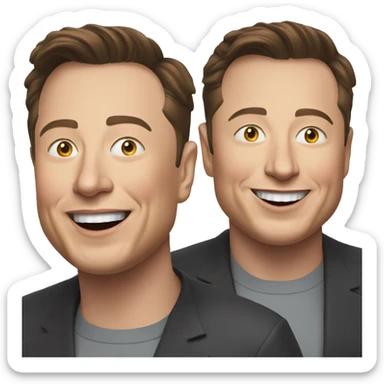 elon musk joy emoji sticker