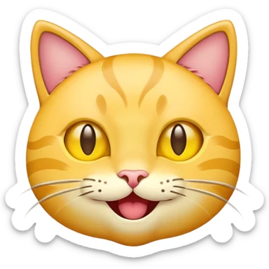 cat emoji with star eyes  sticker