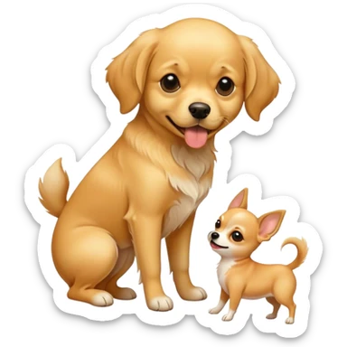 Dog humping dog sticker