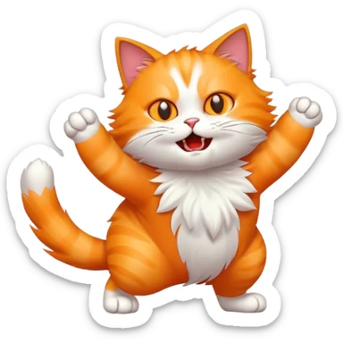 cat attack 12345123 sticker