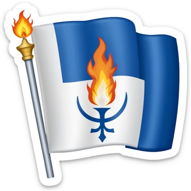 Aramaic flag sticker