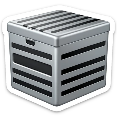 line pattened box sticker