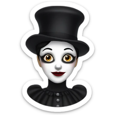 Victoria villarruel as mime sticker