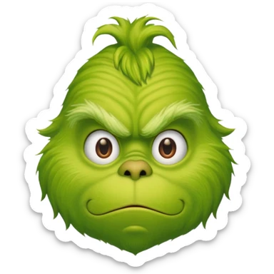 Grinch mano sticker