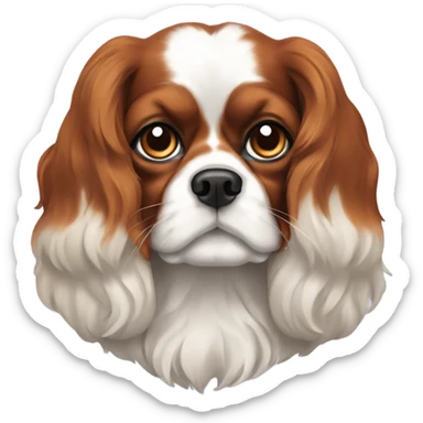 King Charles Cavalier dog sticker