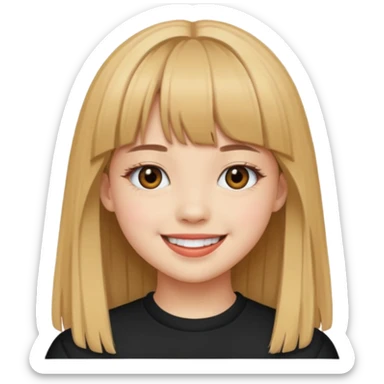 Lalisa emojisi sticker