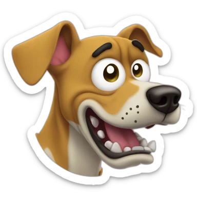 Courage the cowardly dog sticker