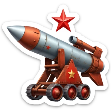 Soviet rocket launcher sticker