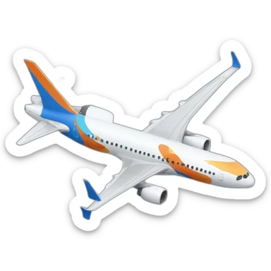 Create me an emoji with the airline "flydubai" colours theme and a discord emoji in-side sticker
