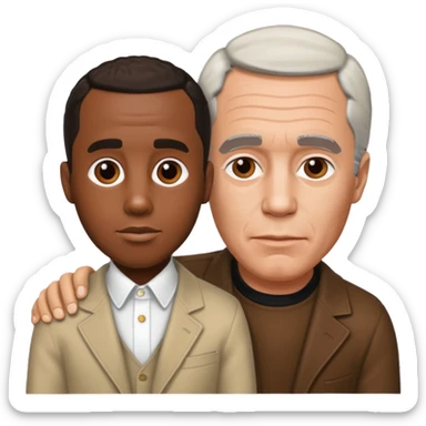 Diddy and Epstein  sticker